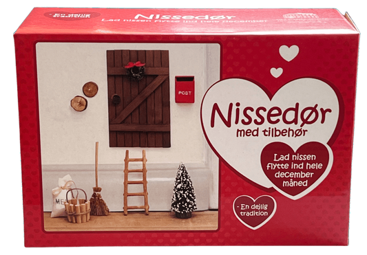Dänische Wichteltür 9-teiligiges Set aus Holz