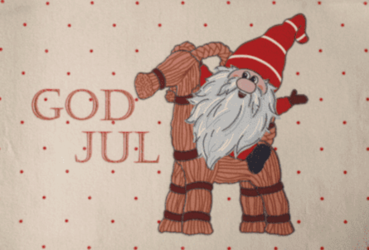 Fußmatte – God Jul Nisser (Frohe Weihnachten)