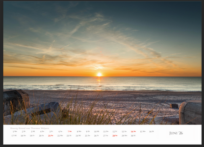 Dänemark Unser Herzensland Wandkalender 2026 im A3 Format